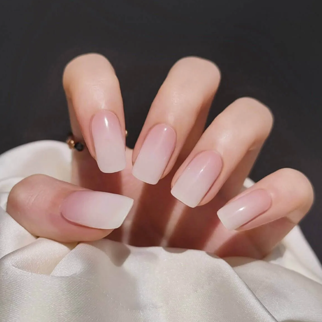 NUDE GRADIENT - SEMI-CURED UV GEL NAIL STICKER KIT