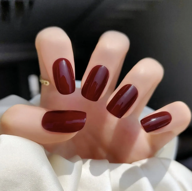 CLARET - SEMI-CURED UV GEL NAIL STICKER KIT